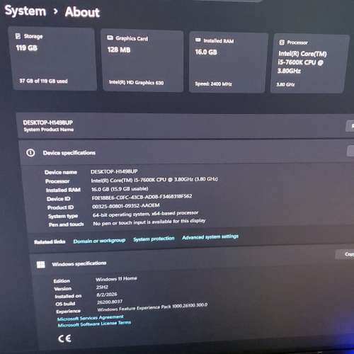 Intel Core i5-7600K cpu + ASUS Z170i PRO ITX + ADATA 16GB DDR4-2400 ram