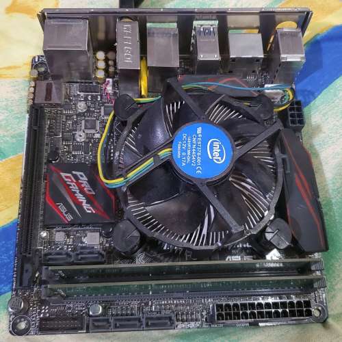 Intel Core i5-7600K cpu + ASUS Z170i PRO ITX + ADATA 16GB DDR4-2400 ram
