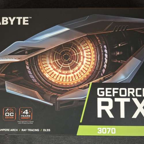 Gigabyte RTX 3070 Gaming OC 顯示卡