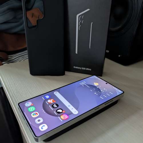 (中環元朗)Samsung Galaxy S25 Ultra - 512gb silver blue (HK warranty to May2026)