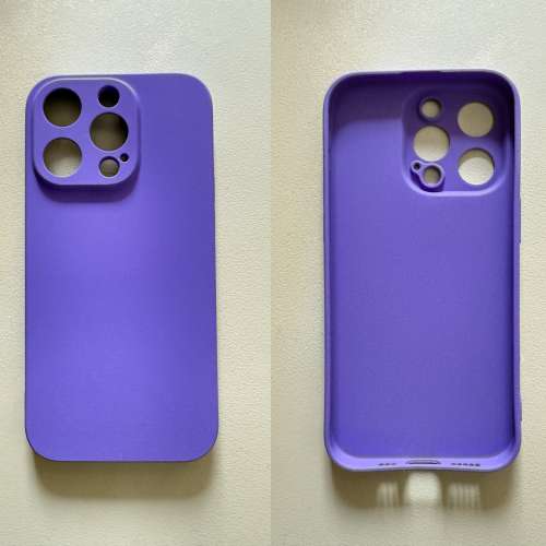 全新 iPhone 15 Pro 磨砂紫色矽膠手機殻 15Pro
