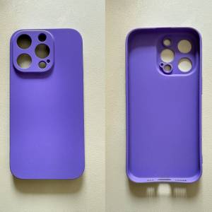 全新 iPhone 15 Pro 磨砂紫色矽膠手機殻 15Pro