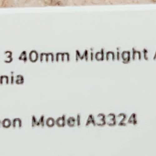 Apple Watch SE3 40mm midnight