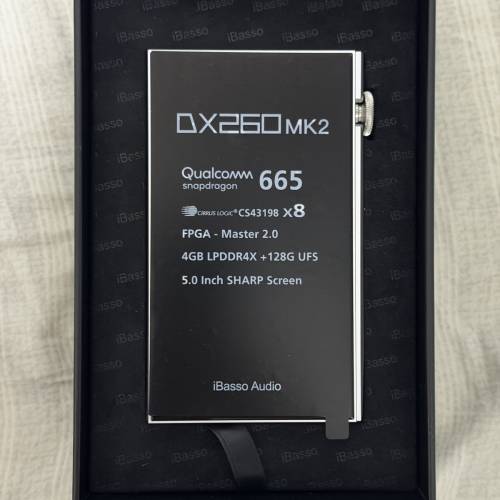 近全新 iBasso DX260 mkii (銀藍) 音樂播放器