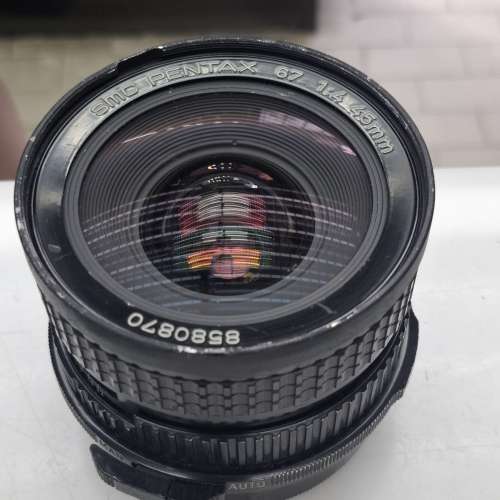 PENTAX SUPER MULTI COATED FISH-EYE TAKUMAR 6X7 35MM F4.5  SMC PENTAX 67 45MM F4