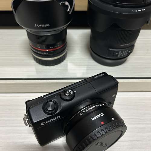 Canon M200 連EF adapter