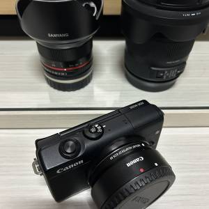Canon M200 連EF adapter