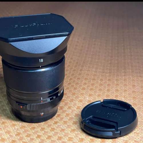 FUJIFILM XF18 F1.4 連原廠方型遮光罩