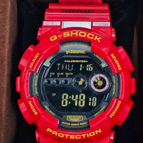 G-SHOCK x Gundam 35週年限定版 GD-100 Char Aznable（馬沙/夏亞專用）