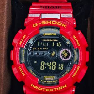 G-SHOCK x Gundam 35週年限定版 GD-100 Char Aznable（馬沙/夏亞專用）