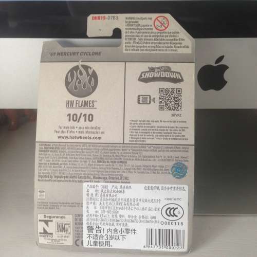 HOT WHEELS 69 MERCURY CYCLONE Metalflake Blue NEW 全新 風火輪