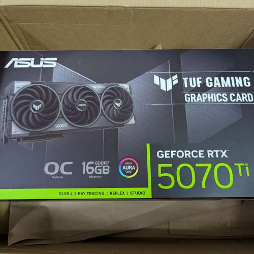 ASUS TUF Gaming GeForce RTX 5070 Ti 16GB 顯示卡