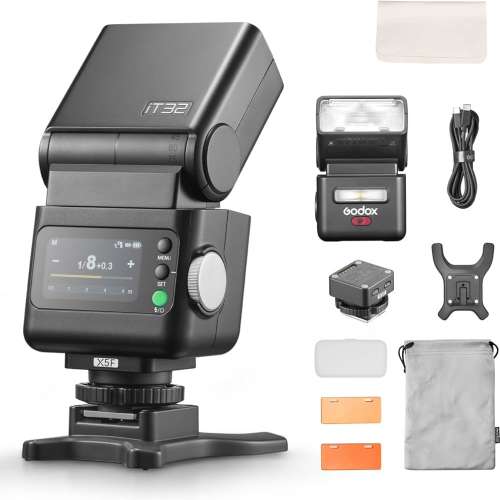 「順豐包郵」Godox 神牛 iT32 TTL Flash 閃光燈💡 (磁吸+ X5引閃器)
