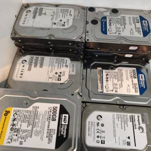 大量Seagate Western Digital HDD SSHD 3.5" 硬碟硬盤