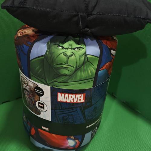 全新正版 Marvel  5 件套單人床品