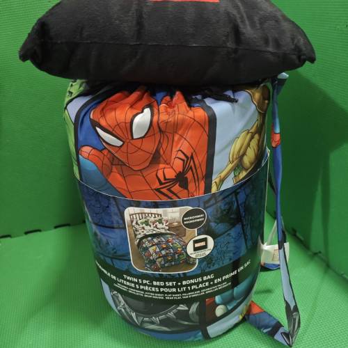 全新正版 Marvel  5 件套單人床品