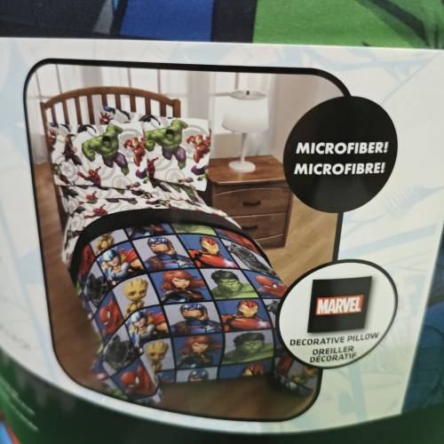 全新正版 Marvel  5 件套單人床品