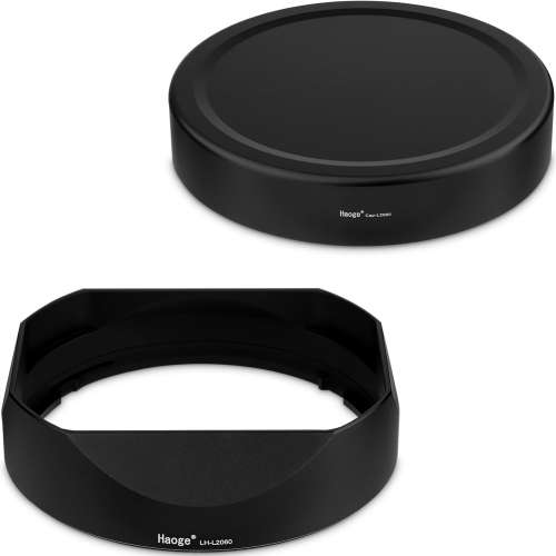 Haoge Square Metal Lens Hood Lens For Panasonic LUMIX S 20-60mm F3.5 - 5.6