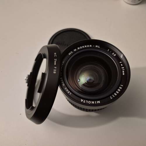 誠讓：Minolta 21mm f/2.8 MC Rokkor-NL