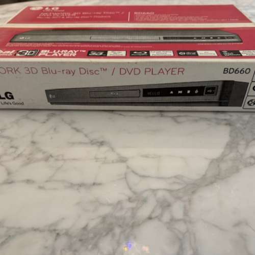 全新 LG 網路 3D 藍光光碟／Blu-ray / DVD 播放器 BD660