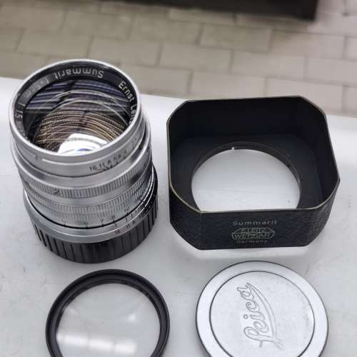 LEITZ SUMMART 5CM F1.5 M MOUNT LENS CLEAR FULL SET