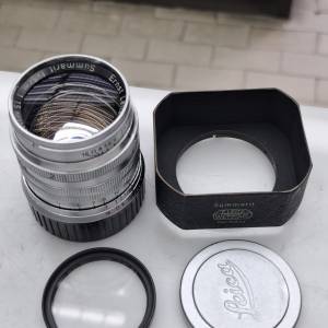 LEITZ SUMMART 5CM F1.5 M MOUNT LENS CLEAR FULL SET