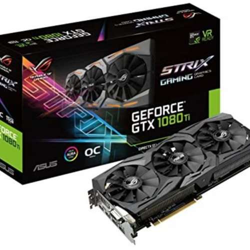 ASUS ROG-STRIX-GTX1080TI-O11G-GAMING GeForce 11GB OC Edition