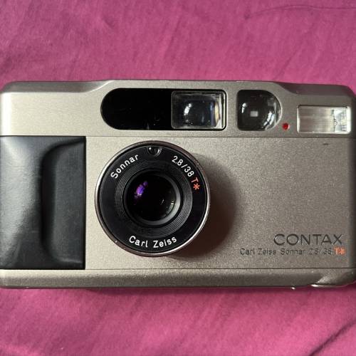 contax t2 使用痕跡 閃光燈時好時壞
