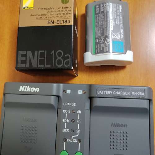 nikon MH26a充電器及電池EL18a