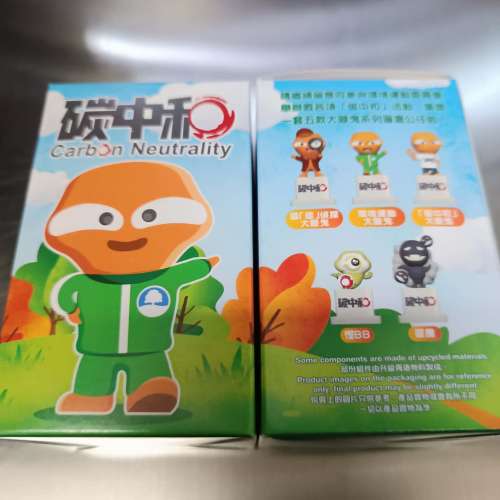 碳中和 Carbon Neutrality 大嘥鬼 盲盒公仔