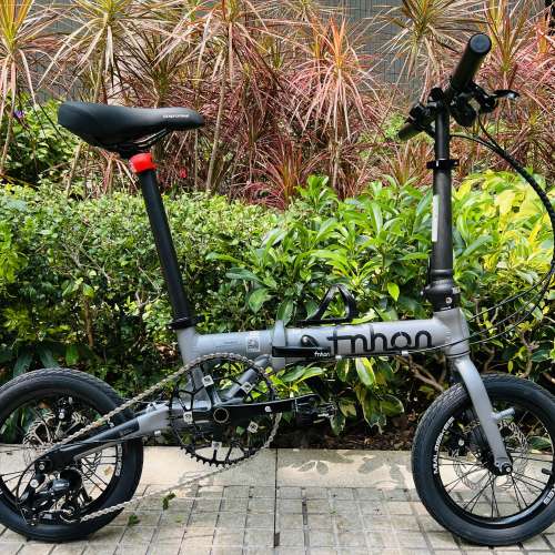 FNHON 風行 FGD1402 外5速 碟剎 14 吋 鋁合金折叠車 送水架前後蛙燈叮叮