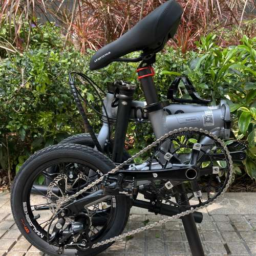 FNHON 風行 FGD1402 外5速 碟剎 14 吋 鋁合金折叠車 送水架前後蛙燈叮叮