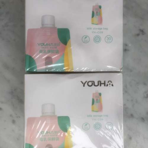 $100 100%新 未開封 Youha 優合 母乳保鮮袋 YouHa Breastmilk Storage bag BPA Fre...