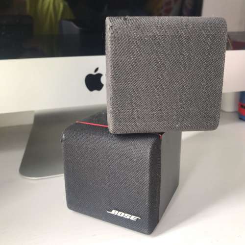 🔊 BOSE JEWEL Double Cube Speaker 2pc RED LINE USED 喇叭 音箱 2個 不带線 🎵