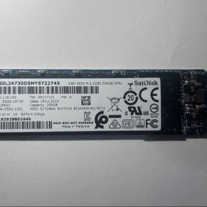 Sandisk X600 256GB m.2 SATA SSD