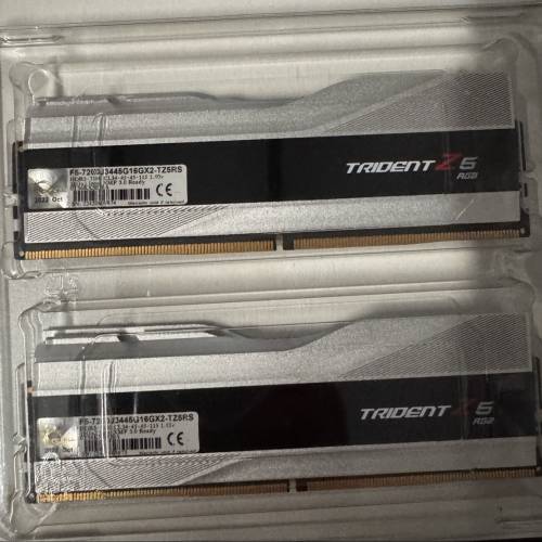 G.SKILL Trident Z5 RGB DDR5-7200 32GB (2x16GB) RAM 記憶體 內存