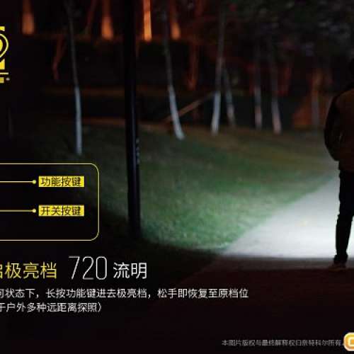 新款NITECORE TIP2 升級版 720流明 雙LED USB充電 IP67防震防水電筒