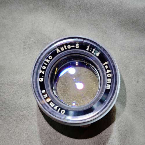 Olympus 奥林巴斯 G.Zuiko Auto-S 40/1.4   Pen F 系列 40mm 40 80%new 鏡片輕微抹...