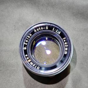 Olympus 奥林巴斯 G.Zuiko Auto-S 40/1.4   Pen F 系列 40mm 40 80%new 鏡片輕微抹...