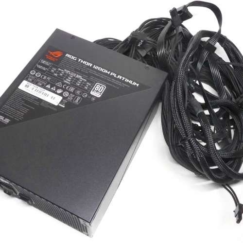 新淨無花齊線打機牛ROG THOR 1200W PLATINUM(無盒)