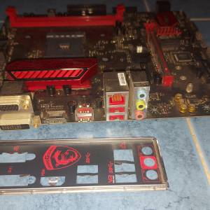 MSI B350M GAMING PRO 主機板 冇配件試不知好壞