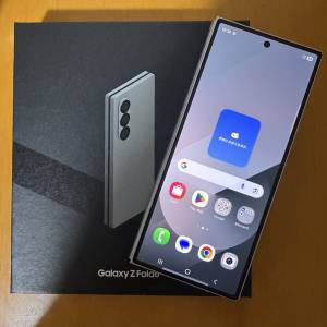 全網最平🔥Samsung galaxy fold 6 12+512美版單卡+esim銀色可換iphone或ipad
