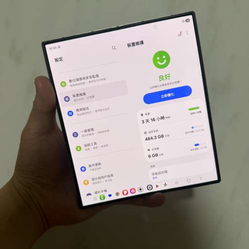 全網最平🔥Samsung galaxy fold 6 12+512美版單卡+esim銀色可換iphone或ipad