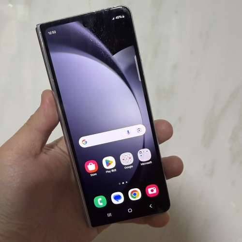 全網最平🔥Samsung galaxy fold 5 12+256美版單卡+esim藍色