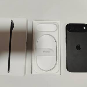 保養到十月,完美無花,行貨黑色iphone air 512gb 雙sim雙待 dual open line, 全套有...