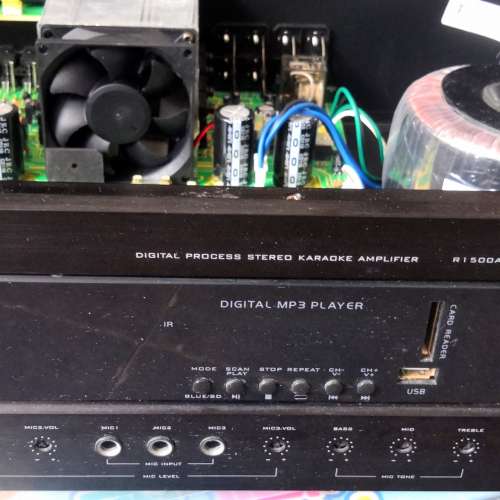 CHANGHONG digital process stereo amplifier r1500A 擴音機 有無线蓝牙 mp3 卡拉〇K