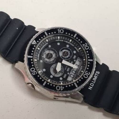 已售出 ( 罕有極品) 全新 Citizen Combo大眼宝Ana-Digital Watch