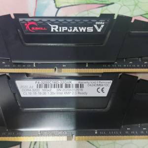 G.Skill Ripjaws V DDR4 32GB (16GB x 2) 3200MHz CL16