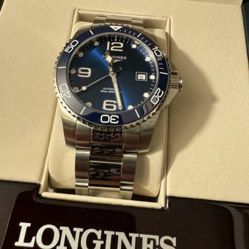 Longines 康卡斯41 mm 藍水鬼