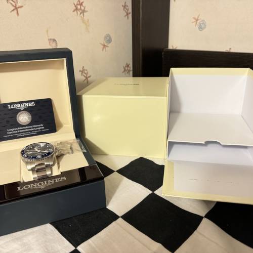 Longines 康卡斯41 mm 藍水鬼